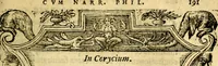 Picture 165 of 272 from Petri Costalij Pegma, : cum narrationibus philosophicis (1555), leaf 212