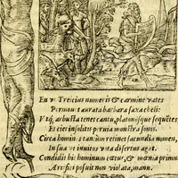 An illustration from Petri Costalij Pegma, : cum narrationibus philosophicis (1555)