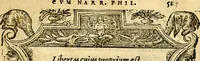 An illustration from Petri Costalij Pegma, : cum narrationibus philosophicis (1555)