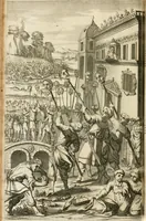 An illustration from Petri della Valle, eines vornehmen Römischen patritii, Reiss-Beschreibung in unterschiedliche Theile der Welt : nemlich in Türckey, Egypten, Palestina, Persien, Ost-Indien, und andere weit entlegene Landschafften, samt einer aussführlichen Erzehlung aller Denck- und Merckwürdigster Sachen, so darinnen zu finden und anzutreffen ... (1674)