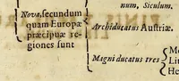 An illustration from Petri Lambecii Hamburgensis In v. cl. Philippi Clüveri Introductionem geographicam tabvlæ synopticæ, : facilioris cognitionis & repetionis causâ, (1671)