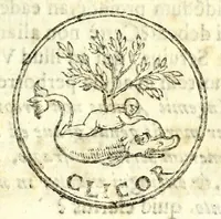 An illustration from Petri La Sena I.C. Neap. Cleombrotus, siue, De ijs, qui in aquis pereunt, philologica dissertatio (1637)