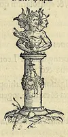 An illustration from Petri Martyris ab Angleria, Mediolanen. oratoris clarissimi. Fernandi & Helisabeth Hispaniarum quondam regum à consilijs, de rebus oceanicis & orbe nouo decades tres: quibus quicquid de inuentis nuper terris traditum, nouarum rerum cupidum lectorem retinere possit, copiose, fideliter, eruditeq́[ue] docetur. Eivsdem praeterea Legationis babylonicae libri tres .. (1533)
