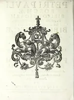Picture 2 of 25 from Petri Pauli Boschae bibliothecarii, ex sodalitio Sacerdotum Oblatorum, De origine et statu bibliothecae Ambrosianae hemidecas (1672), leaf 8