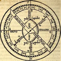 An illustration from Petri Peregrini Maricurtensis De magnete, seu, Rota perpetui motus, libellus ... (1558)
