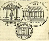 Picture 19 of 45 from Petri Petiti, philosophi & doct. medici, De Amazonibus dissertatio, quâ an verè extiterint, necne, variis ultro citroque conjecturis & argumentis disputatur. Multa etiam ad eam gentem pertinentia, ex antiquis monumentis eruuntur atque illustrantur (1685), leaf 241