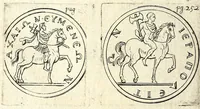 Picture 37 of 45 from Petri Petiti, philosophi & doct. medici, De Amazonibus dissertatio, quâ an verè extiterint, necne, variis ultro citroque conjecturis & argumentis disputatur. Multa etiam ad eam gentem pertinentia, ex antiquis monumentis eruuntur atque illustrantur (1685), leaf 294