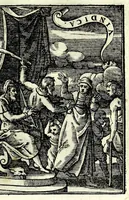 Picture 35 of 57 from Petrou Kanisiou tou tēs Etaireias Iēsou theologou Katēchismos eikonismenos (1613), leaf 103