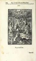 An illustration from Petrou Kanisiou tou tēs Etaireias Iēsou theologou Katēchismos eikonismenos (1613)