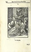 An illustration from Petrou Kanisiou tou tēs Etaireias Iēsou theologou Katēchismos eikonismenos (1613)