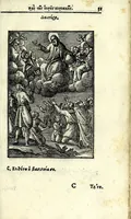 An illustration from Petrou Kanisiou tou tēs Etaireias Iēsou theologou Katēchismos eikonismenos (1613)