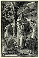 Picture 25 of 57 from Petrou Kanisiou tou tēs Etaireias Iēsou theologou Katēchismos eikonismenos (1613), leaf 87