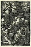 Picture 31 of 57 from Petrou Kanisiou tou tēs Etaireias Iēsou theologou Katēchismos eikonismenos (1613), leaf 97