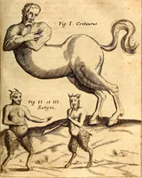 An illustration from P. Gasparis Schotti, regis curtani ... Physica curiosa, sive, Mirabilia naturæ et artis libris XII. comprehensa : quibus pleraq[ue], quæ de angelis, dæmonibus, hominibus, spectris, energumenis, monstris, portentis, animalibus, meteoris, &c. rara, arcana, curiosaq[ue] circumferuntur, ad veritatis trutinam expenduntur : variis ex historia ac philosophia petitis disquisitionibus excutiuntur, & innumeris exemplis illustrantur .. (1662)