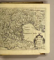 An illustration from Philippi Cluveri[i] Introductionis in universam geographiam, tam veterem quam novam ,libri VI. : Tabulis æneis illustrati, & gemino indice aucti. Cui adjuncta est Danielis Heinsii Oratio in obitum ejusdem Philippi Cluveri[i] (1641)