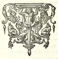 An illustration from Philippi RubenI Electorum libri II : in quibus antiqui ritus, emendationes, censurae : eiusdem ad Iustum Lipsium poëmatia (1608)