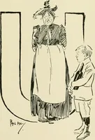 An illustration from Phil May's ABC; fifty-two original designs forming two humorous alphabets from A to Z (1897)