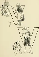 An illustration from Phil May's ABC; fifty-two original designs forming two humorous alphabets from A to Z (1897)