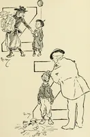 An illustration from Phil May's ABC; fifty-two original designs forming two humorous alphabets from A to Z (1897)