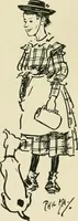 An illustration from Phil May's ABC; fifty-two original designs forming two humorous alphabets from A to Z (1897)