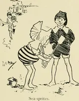 An illustration from Phil May's ABC; fifty-two original designs forming two humorous alphabets from A to Z (1897)