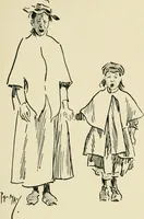 An illustration from Phil May's ABC; fifty-two original designs forming two humorous alphabets from A to Z (1897)