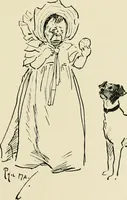 An illustration from Phil May's ABC; fifty-two original designs forming two humorous alphabets from A to Z (1897)