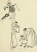 An illustration from Phil May's ABC; fifty-two original designs forming two humorous alphabets from A to Z (1897)