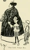 An illustration from Phil May's ABC; fifty-two original designs forming two humorous alphabets from A to Z (1897)