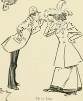 An illustration from Phil May's ABC; fifty-two original designs forming two humorous alphabets from A to Z (1897)