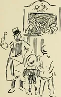 An illustration from Phil May's ABC; fifty-two original designs forming two humorous alphabets from A to Z (1897)