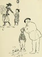 An illustration from Phil May's ABC; fifty-two original designs forming two humorous alphabets from A to Z (1897)