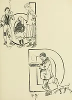 An illustration from Phil May's ABC; fifty-two original designs forming two humorous alphabets from A to Z (1897)