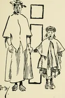 An illustration from Phil May's ABC; fifty-two original designs forming two humorous alphabets from A to Z (1897)