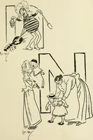 An illustration from Phil May's ABC; fifty-two original designs forming two humorous alphabets from A to Z (1897)