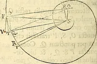 An illustration from Philosophiae naturalis principia mathematica (1687)