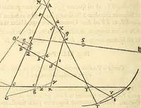 An illustration from Philosophiae naturalis principia mathematica (1687)