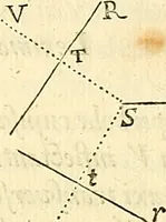 An illustration from Philosophiae naturalis principia mathematica (1687)