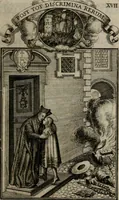 An illustration from Philosophia sacra, sive, Vita divi Stanislai Kostka, Soc. Jesu : iconismis et documentis moralibus illustr[a]ta, ac ejusdem divi praeviis apotheoseos honoribus humillimè consecrata (1715)