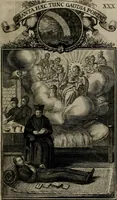 Picture 35 of 45 from Philosophia sacra, sive, Vita divi Stanislai Kostka, Soc. Jesu : iconismis et documentis moralibus illustr[a]ta, ac ejusdem divi praeviis apotheoseos honoribus humillimè consecrata (1715), leaf 188