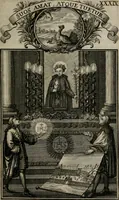 Picture 44 of 45 from Philosophia sacra, sive, Vita divi Stanislai Kostka, Soc. Jesu : iconismis et documentis moralibus illustr[a]ta, ac ejusdem divi praeviis apotheoseos honoribus humillimè consecrata (1715), leaf 242