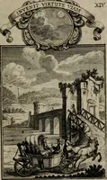 An illustration from Philosophia sacra, sive, Vita divi Stanislai Kostka, Soc. Jesu : iconismis et documentis moralibus illustr[a]ta, ac ejusdem divi praeviis apotheoseos honoribus humillimè consecrata (1715)