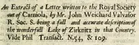 An illustration from Philosophical transactions of the Royal Society of London (1686)