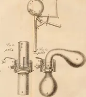 An illustration from The philosophical works of the Honourable Robert Boyle esq.: abridged, methodized, and disposed under the general heads of physics, statics, pneumatics, natural history, chymistry, and medicine (1725)