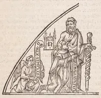 An illustration from Philosophie naturelle de trois anciens philosophes renommez : Artephius, Flamel, & Synesius, traitant de l'art occulte, & de la transmutation metallique (1682)