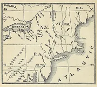 An illustration from The philosophy of storms (1841)