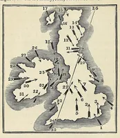 An illustration from The philosophy of storms (1841)