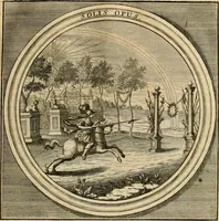 Picture 32 of 90 from Meteorologia philosophico-politica : in duodecim dissertationes per quaestiones meteorologicas & conclusiones politicas divisa, appositisque symbolis illustrata ... (1698), leaf 106