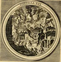 Picture 36 of 90 from Meteorologia philosophico-politica : in duodecim dissertationes per quaestiones meteorologicas & conclusiones politicas divisa, appositisque symbolis illustrata ... (1698), leaf 121