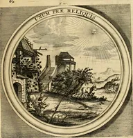 An illustration from Meteorologia philosophico-politica : in duodecim dissertationes per quaestiones meteorologicas & conclusiones politicas divisa, appositisque symbolis illustrata ... (1698)